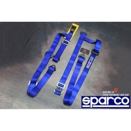 SAFETY BELT 2.00" 4POINT STREET SNAP IN SPARCO BLUE