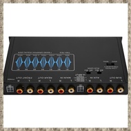 (RSDF) 7 Band Car Equalizer Audio EQ Tuning Crossover Amplifier Parametric Car Preamplifier Audio Eq