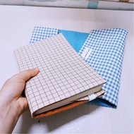 Fabric Book Covers, Checkered Fabric Book Covers for A6 A5 and B5 A5 Cover A6 Book Cover