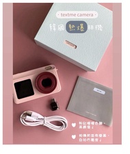 韓國textme CCD相機 (粉色）