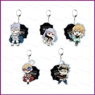 HT Black Clover Anime Keychain Acrylic bag Pandant Keyring Fashion Key Chain Asta Noell Silva 6cm ch