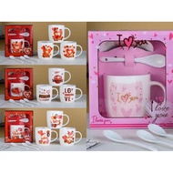 Coffee Mug/Ceramic coffee Mug Set BOX MUG COVER MUG valentine mug valentine day love