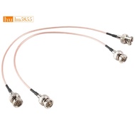 2Pcs 3G HD SDI Cable BNC Cable 30cm 75 Ohm for Cameras  Video Equipment Supports HD-SDI 3G-SDI 4K 8K