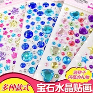 Stickers Children's Diamond Stickers Princess Cartoon Small Stickers33D Crystal Stickers Gift Toy IA