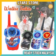 Children's Toys Cartoon Walkie Talkie play set | Frozen Avenger Ultraman Spiderman [Starz Store]