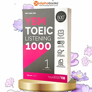 Sách YBM TOEIC Listening 1000 Vol 1 (YBM Actual Toeic Tests LC 1000) - Alphabooks - BẢN QUYỀN