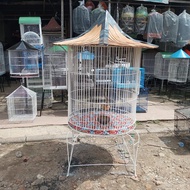 sangkar burung kakak tua raja,ayam pelung,bekisar dll D90cm atap sirap terlaris