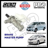 TOYOTA ALPHARD VELLFIRE ANH20 GGH20 2008-2015 BRAKE CYLINDER MASTER PUMP [47201-28660]