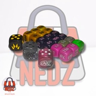 {NEDZ}-DICE AND DAMAGE POKEMON CARD GAME DICE SET