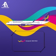 AeroPolaris 7380035 Uru Muqi Air B737-800 B-7198 Airplane Model 1/400
