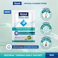 Nizoral® Derma Daily Anti-Dandruff Sachet 6ml | Scientifically Proven Dandruff Control & Improves Sc