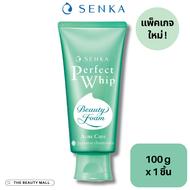 ของแท้/จากบริษัท SENKA Perfect Whip Acne Care Foam 100g โฟมล้างหน้า เซนกะ เพอร์เฟ็ค วิป แอคเน่ แคร์ 