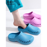 Popular Surgical Shoes Men Women Anti-slip Surgical Room Clean Room Slippers Hole Shoes Medical Labo