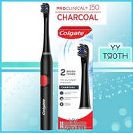 D6A Berus Gigi Bateri Colgate ProClinical B150 Charcoal Battery Toothbrush