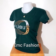 FB202 Emc Fashion Ladies Cut Overrun T-Shirt For Women Embroidered Design Pure Cotton Fabric
