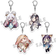 Cosmic Princess Kaguya Iroha Siukayori Yachiyo Runami Kawaii Acrylic Keychain Set Keyring Hanging Fo