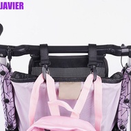 JAVIER 2PCS Baby Stroller Hooks, Bed Accessories Wheelchair Organizer Bicycle Hook, Multifunctional Carabiner Stroller Accessories Pram Hooks Hanging Hook Cartoon