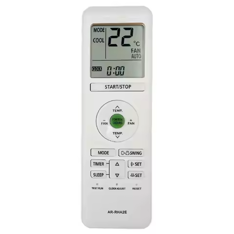 AC Remote Control AR-RHA2E For FUJITSU GENERAL Air Conditioner ASGA18/24FUTB-Q, ASGA30/36FETA-Q, AR-
