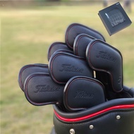 TITLEIST 10pcs set Golf Iron Head Cover New Golf Iron Cover 4 5 6 7 8 9 P A S X Iron Head Cover Univ