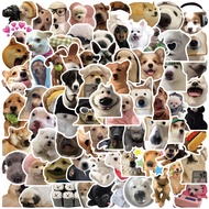 Zhang realistic dog funny expression bag sticker DIY Decoration Trolley Case Guitar Notebook Waterpr