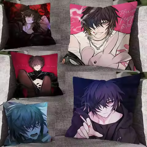 Slow Damage Towa Pillow Case For Sofa Decor Car Office Room Printing Cushion Cover Decorations and P