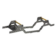 LCG Carbon Fiber Chassis Kit Frame Girder Rail Replacement Parts for TRX4M 1/18 RC Crawler Car Upgra