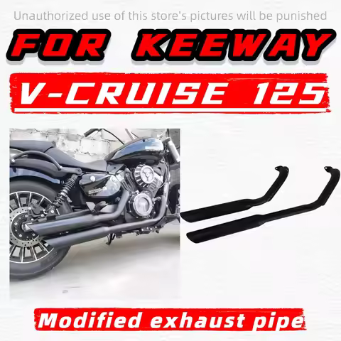 Suitable for Keeway V Cruise 125 Keeway V302c modified exhaust pipe retro motorcycle exhaust BD300 m