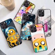 B-1 Adventure Time Casing for iphone XS XR 16 15 X Plus Tempered Glass CasePro Max