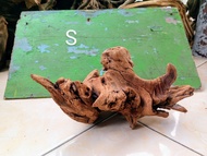 kayu rentek hardscape ful tengelam