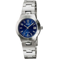 Casio Standard นาฬิกาข้อมือผู้หญิง สายสแตนเลส รุ่น LTP-1241D,LTP-1241D-2A2,LTP-1241D-2A2DF (CMG) - สีเงิน