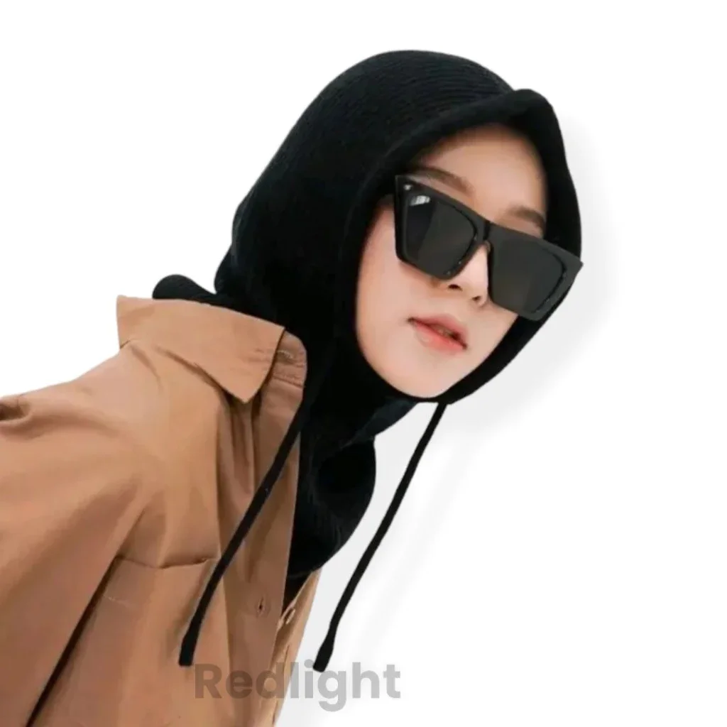 Kupluk Terbaru Balaclava Wanita Hijab Rib Kenith COD