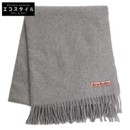 Acne Studios CA0102 Fringed Wool Scarf, 200 x 70 cm (Pre-owned)
