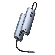 Rocoren 11 In 1 Type C Hub กับ4K USB C ไปยัง HDMI RJ45 SD เครื่องอ่านบัตร TF 3 USB 3 0พอร์ต VGA 3.5ม