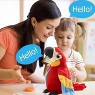 Mainan Boneka Peniru Suara Burung Beo Bisa Bicara Boneka Talking