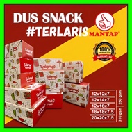 Terlaris Box Kardus Snack Kue 12x12 12x14 12x16 / Dus Kotak Roti Kue