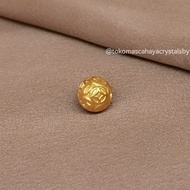 Charm Bola Emas Asli Kadar 24 karat Hongkong 999% - 24 Carat Gold Charm Bracelet Jewellery