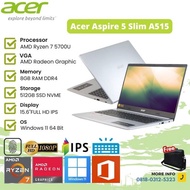 Laptop Gaming Acer Aspire 5 Slim A515-R958 RYZEN 7 5700U 8GB 512SSD