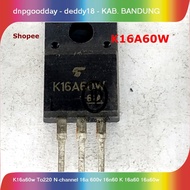 K16a60w to220 n-channel 16a 600v 16n60 k 16a60 16a60w