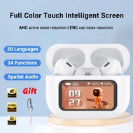 New A9 Pro Touch Screen ANC True Wireless Headset TWS Noise Cancelling Earbud Bluetooth 5.3 Headphon