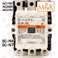 FUJI MAGNETIC CONTACTOR AC110V AC240V AC415V SC-N6 SC-N7 Price per pc