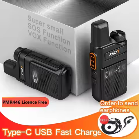 KSUT PMR446 Walkie Talkie 2pcs/1pcs Mini Size Portable Handheld Radio Wireless Set Two Way Radio Sta