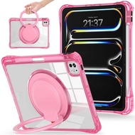 Handle rotary stand anti-fall case for 2025 iPad Pro M5 11 inch A3357 A3358 A3359 iPadPro11 M4 A2837