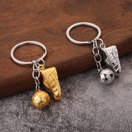 Metal World Cup Football Boots Keychain Bag Ornaments