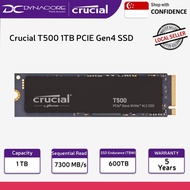 CRUCIAL T500 PRO 2TB 1TB 7300MB/s PCIe GEN4 NVMe M.2 SSD - Non-Heatsink
