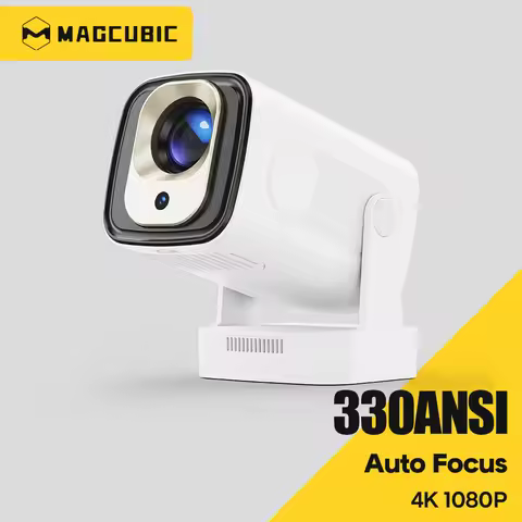 Magcubic HY310 Auto Focus Android 11 Projector 4K Native 1080P 330ANSI Dual Wifi with Air Mouse Voic