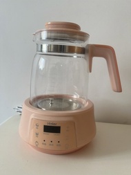 海爾多功能養生壺 嬰兒調奶恆溫壺 玻璃電水壺