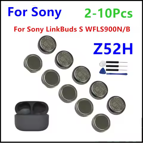 2-10PCS ZeniPower 1240 Z52H 3.85V Battery for Sony LinkBuds S WFLS900N/B Truly Wireless Earbud Headp