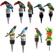 Enamel Colorful Bird Red Wine Cork Zinc Alloy Wine Cork Fresh-Keeping Sealing Cork Wine Cork Househo