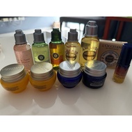 New L’occitane Amande Shampoo /Shower oil Shampoo/ Immortelle Divine mask/ Reset serum/Divine Youth 