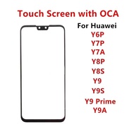 Touch Screen For Huawei Y6P Y7P Y8P 2020 Y8S Y9 Prime Y9S 2019 Y7A Y9A Front Panel LCD Display Out G
